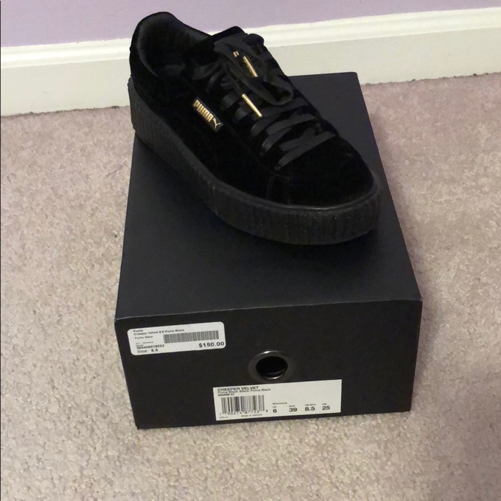 Puma Fenty Creepers - Black Velvet